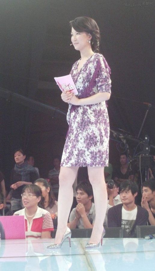 东方卫视女主持人陈蓉的美腿细高跟（第11张/共14张）