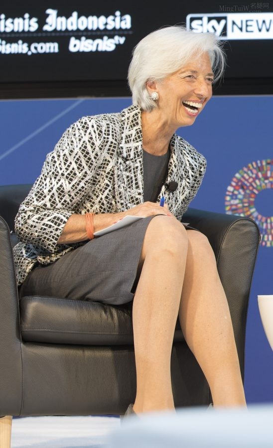 Christine Lagarde在国际货币基金组织会议上的丝袜高跟（第2张/共6张）