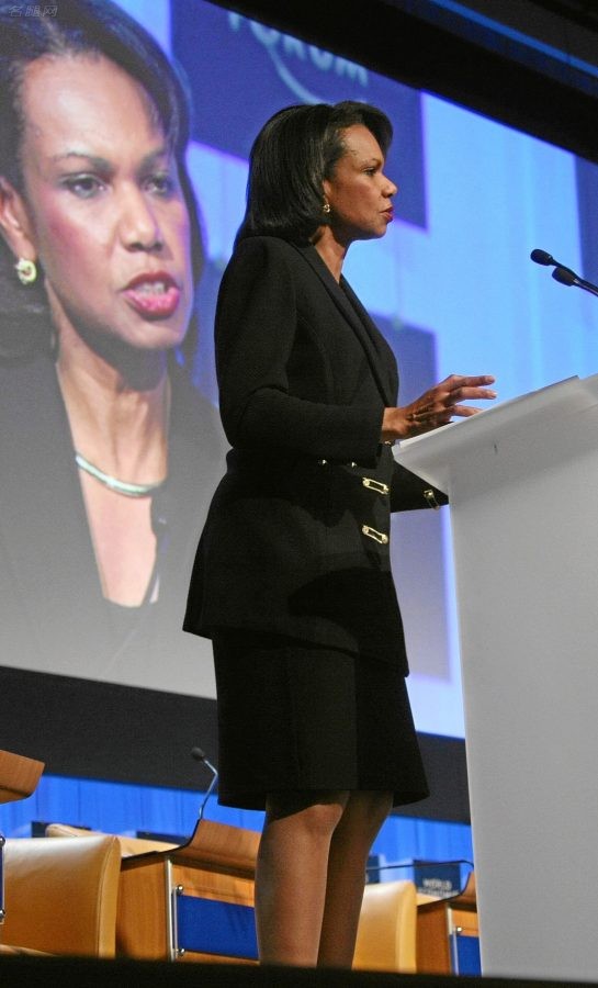 不喜勿喷美国前国务卿赖斯Condoleezza Rice的灰丝袜腿（第6张/共6张）