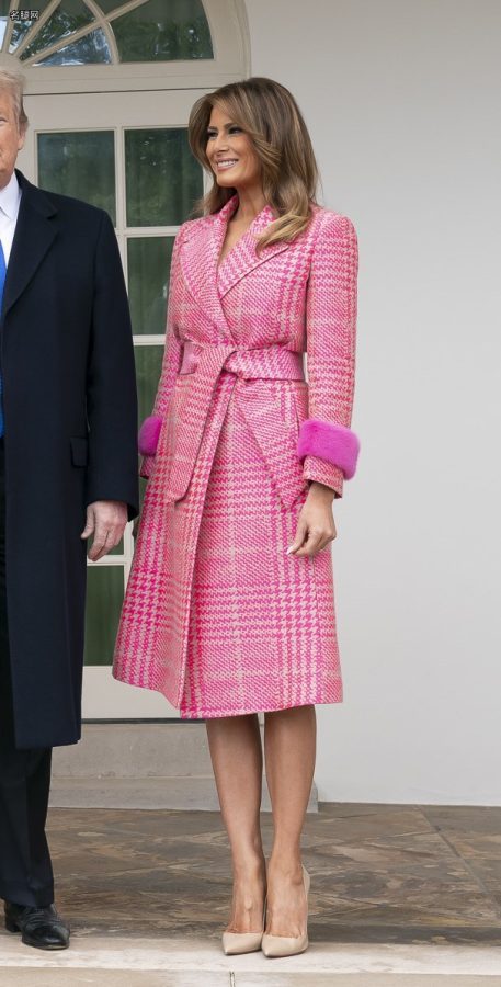 美国第一夫人Melania Trump与哥伦比亚第一夫人María Juliana Ruiz见面（第8张/共8张）